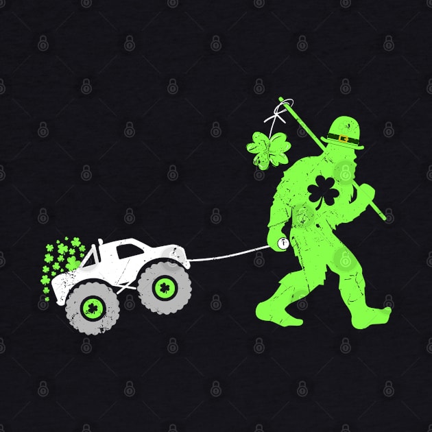 Bigfoot St Patrick's Day Monster Truck by Noureddine Ahmaymou 